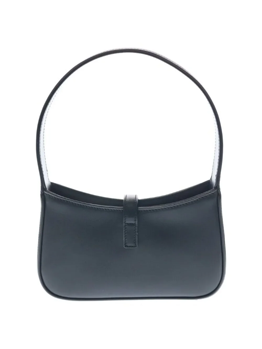 Saint Laurent Paris Handbag Mini Hobo Black Calf Leather Gold